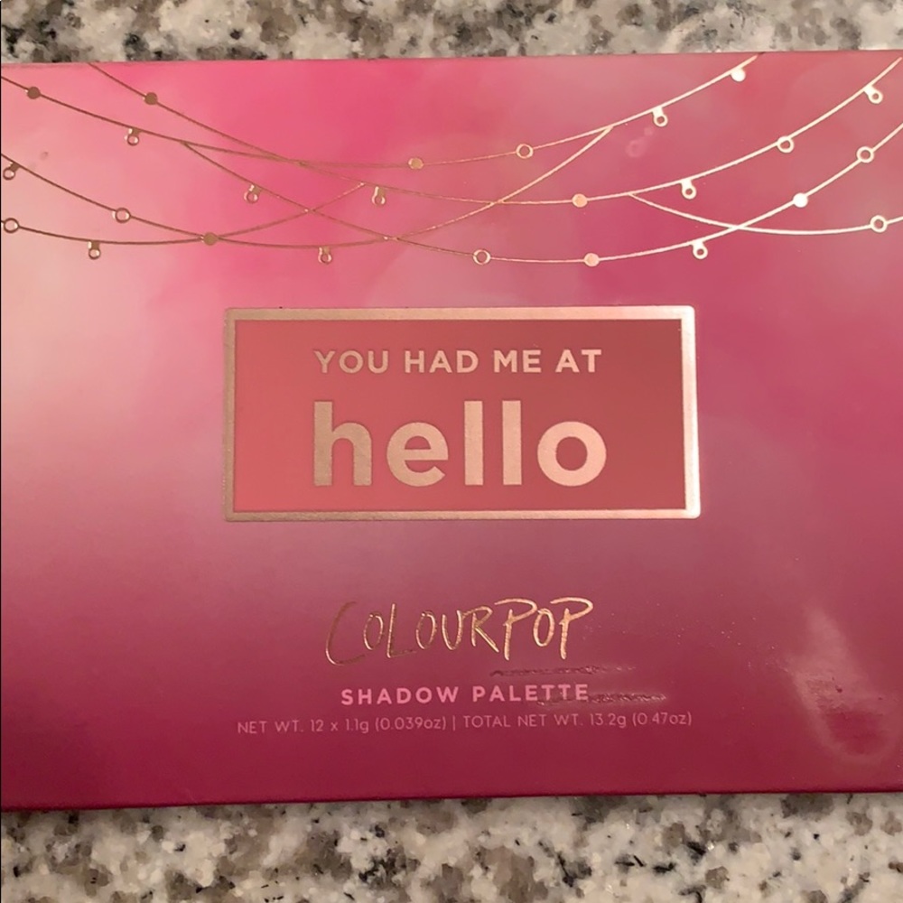 Colourpop eyeshadow palette